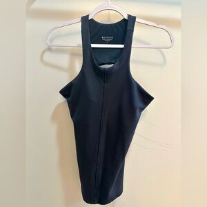 ATHLETA Intensity Support Top in Supersonic Black Size L